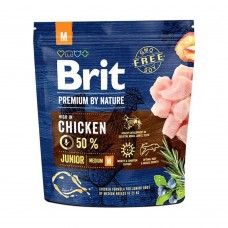 Brit Premium Dog Junior M корм для щенков средних пород, 1 кг